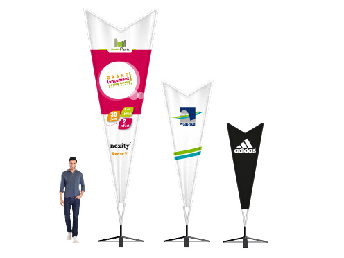 Beachflaga Fleche